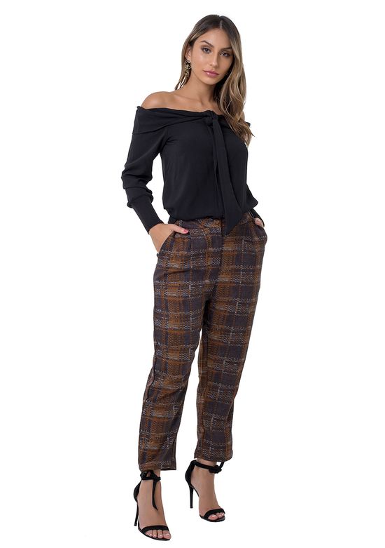 Calca-De-Linho-Estampado-Com-Botao-No-Cos