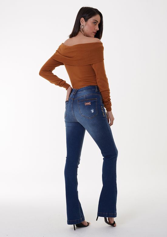 Calca-Jeans-Flare-Com-Puidos