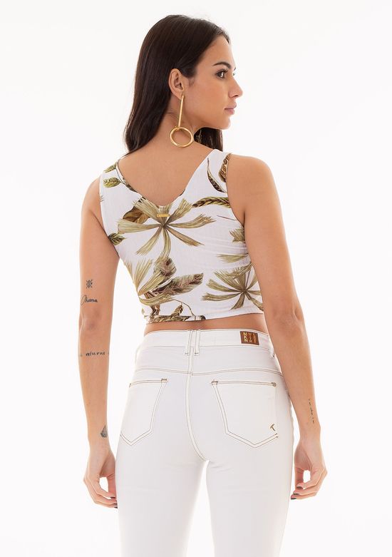 Cropped-Estampado-Com-Amarracao---Off-Folhas-P